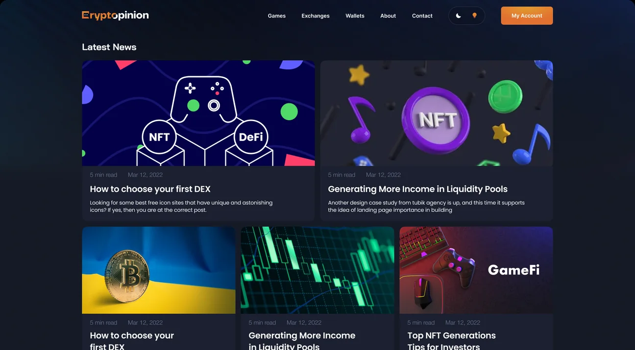 Blog with the latest news
