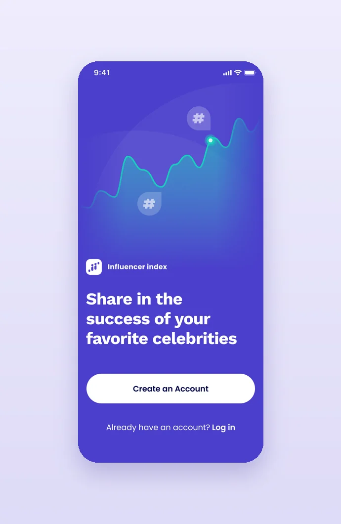 Onboarding: Share in the success of your favorite celebrities