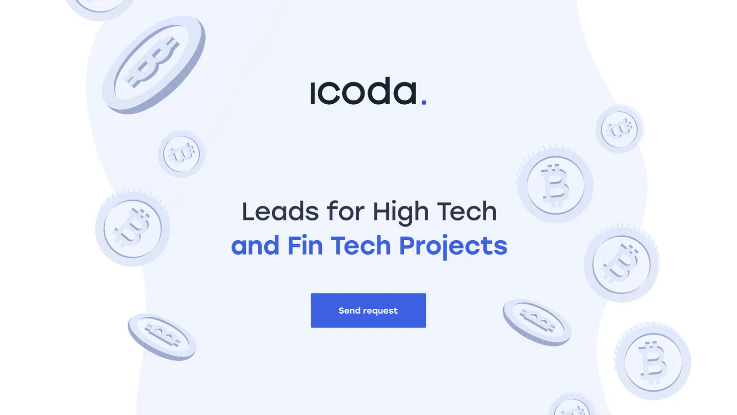 Display ad: leads for high tech and fintech projects