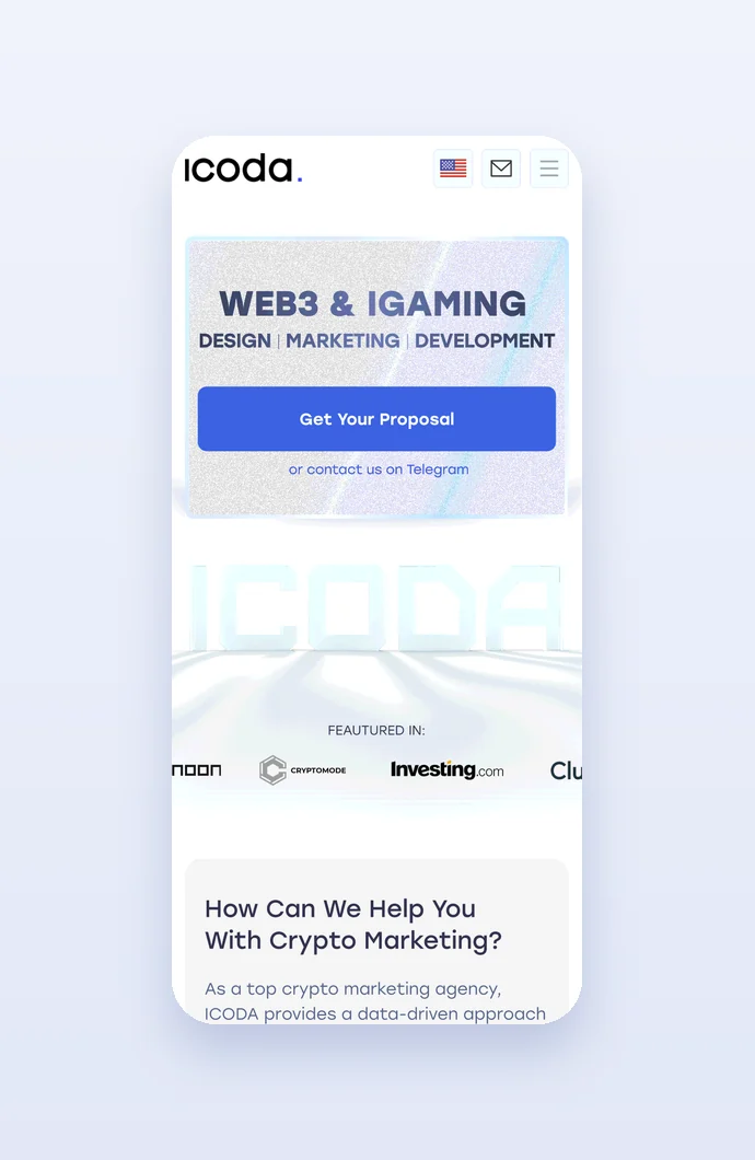 Phone: home page