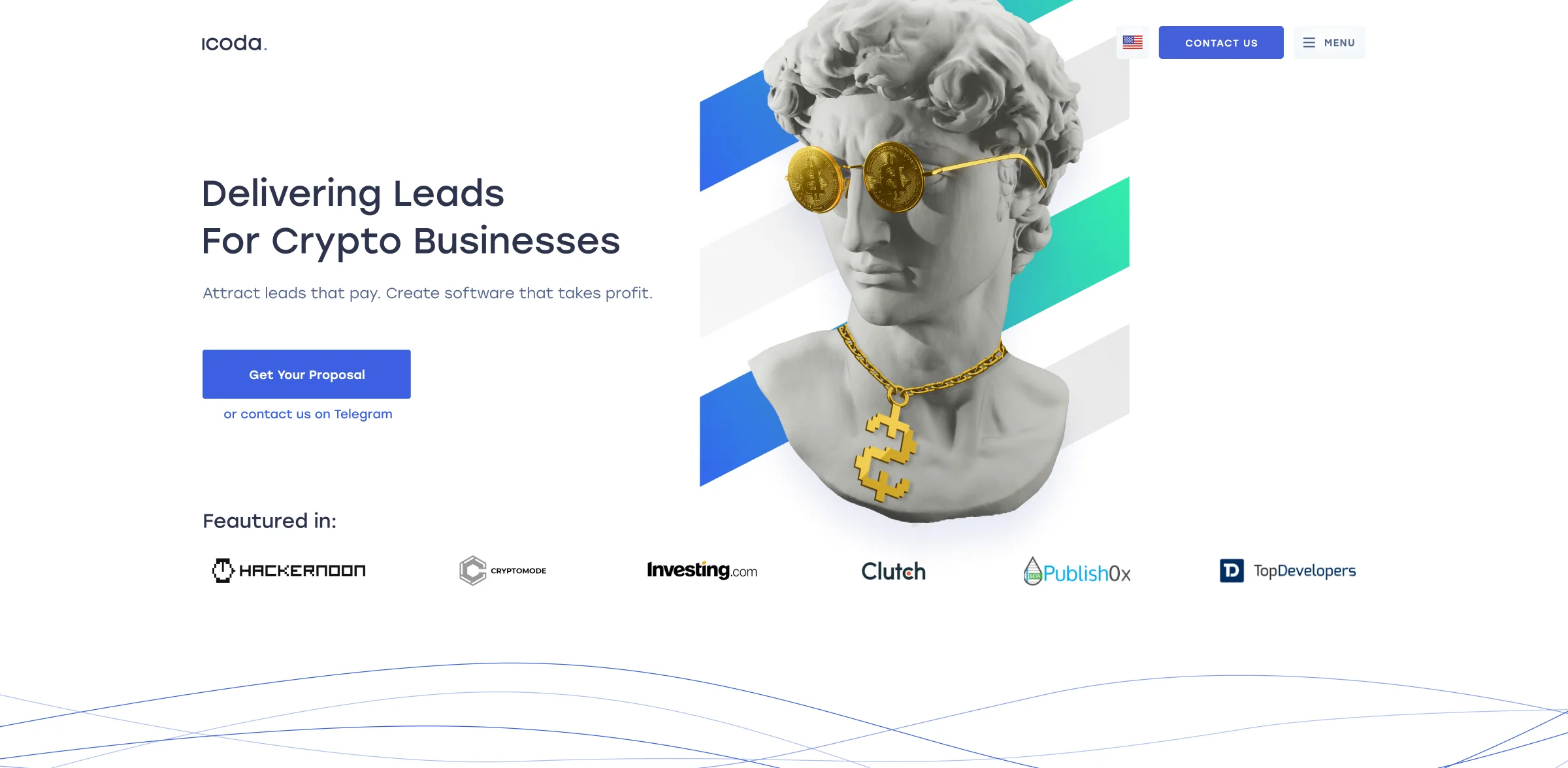 Earlier website: Delivering Leads for Crypto Businesses