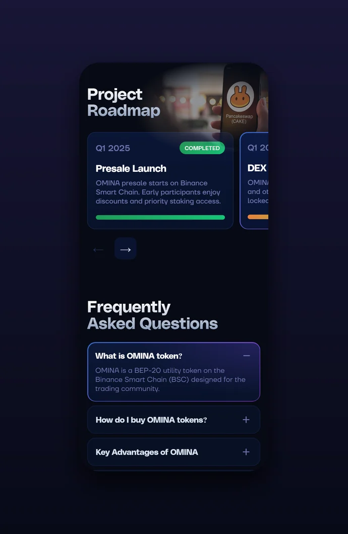 Phone: roadmap slider